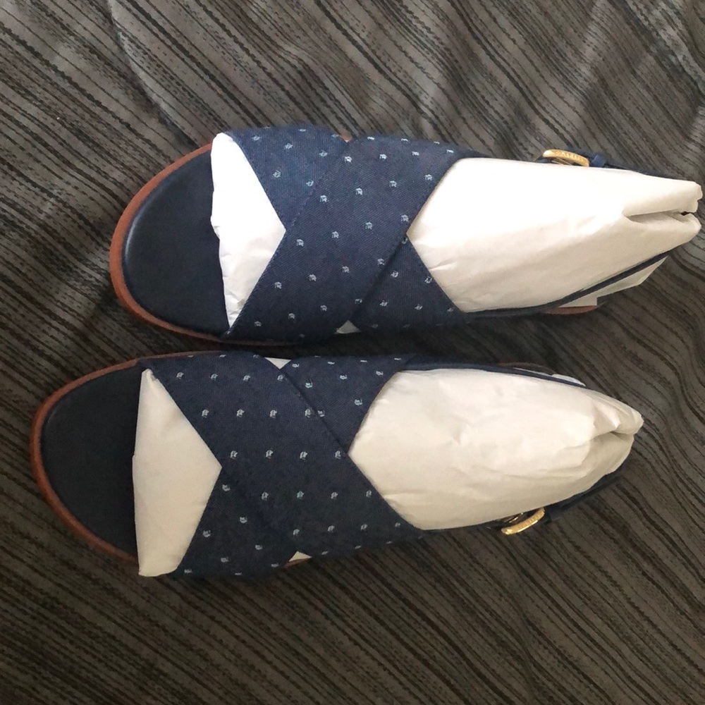 Denim sandals